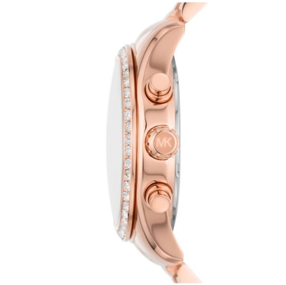 Michael Kors Lexington Rose Gold-Tone Watch - Picture 7 of 8